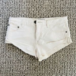 Free People Cut-Off Denim Shorts